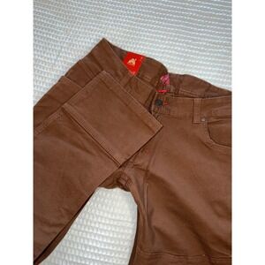 EMS Canvas Utility Pant Womens 6S Brown Pinecone Straight Leg Hiking Workwear